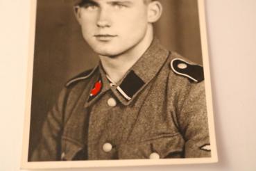 Preview: Passfoto - Portrait -SS-Soldat - Karelien 1942 + Zivil Portrait